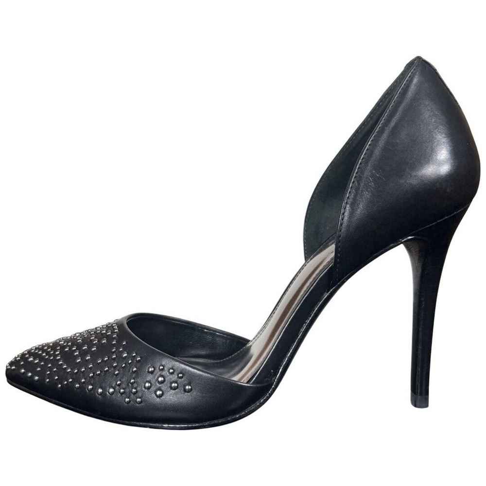 Coach Holmes Studded Leather High Heels Black With Box Size 6 EU 36 Q7052 - Picture 14 of 15